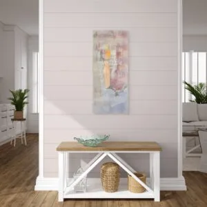 tableau la nature nous parle dans un salon