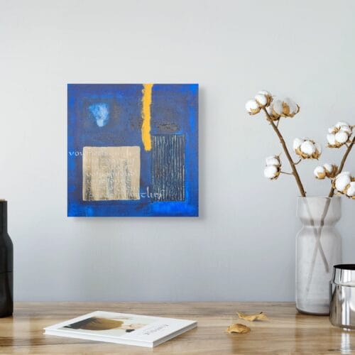 tableau Vous morts qui dormez exposé dans un salon